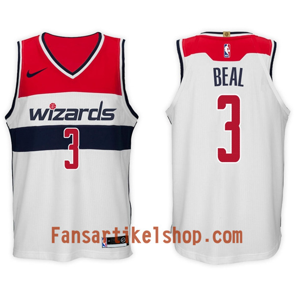 NBA Washington Wizards Trikot Bradley Beal 3 Nike 2017-18 Weiß Swingman - Herren NBA Washington Wizards Trikot Bradley Beal 3 Nike 2017-18 Weiß Swingman - Herren